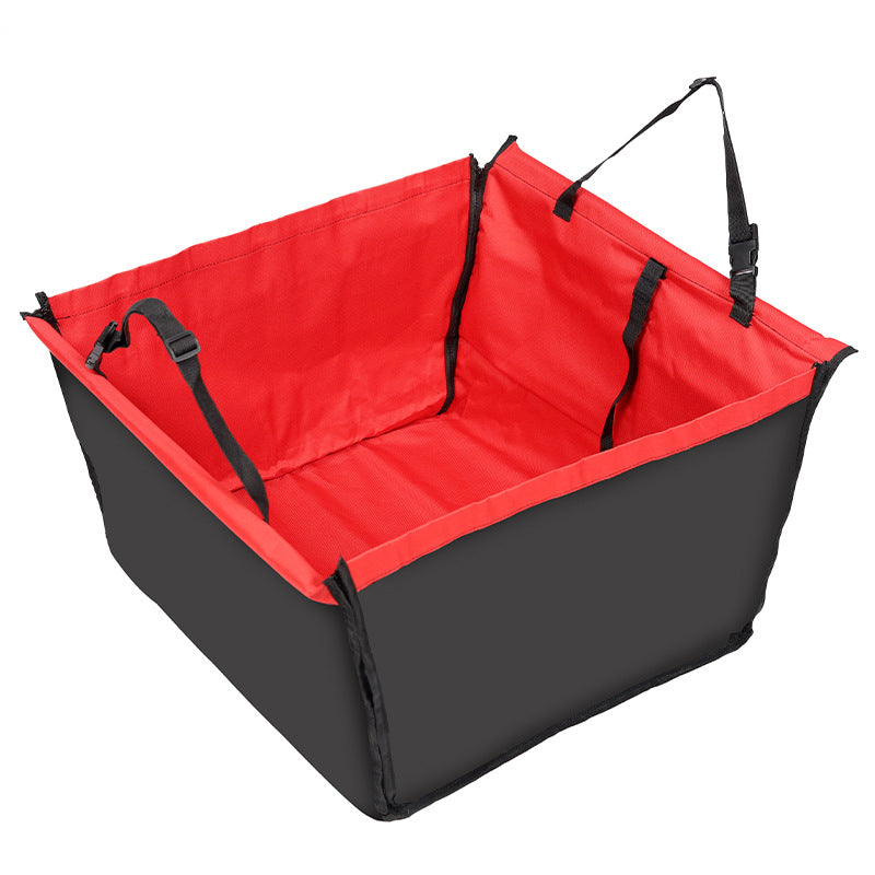 Solo Seat Car Basket in red