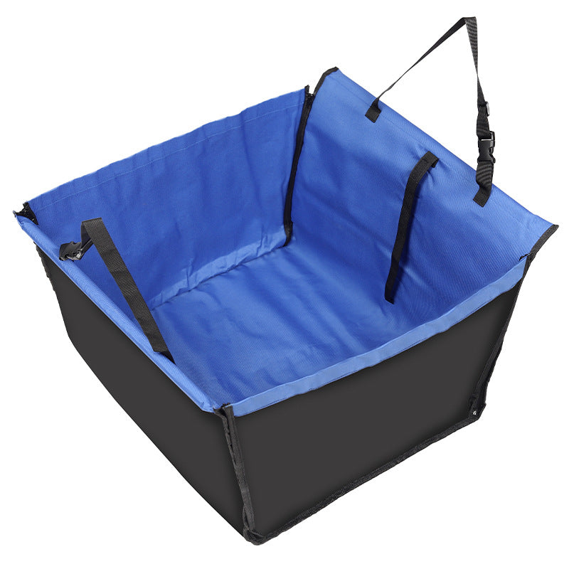 Solo Seat Car Basket in blue