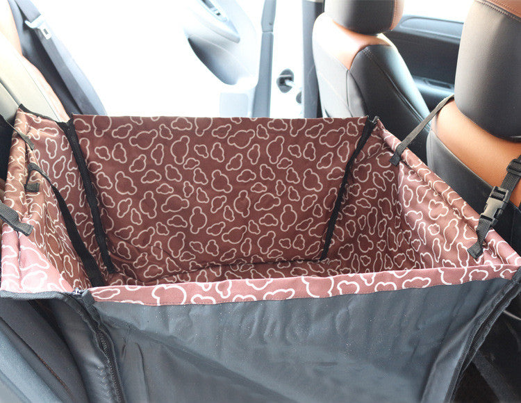 Solo Seat Car Basket fitted on a car seat