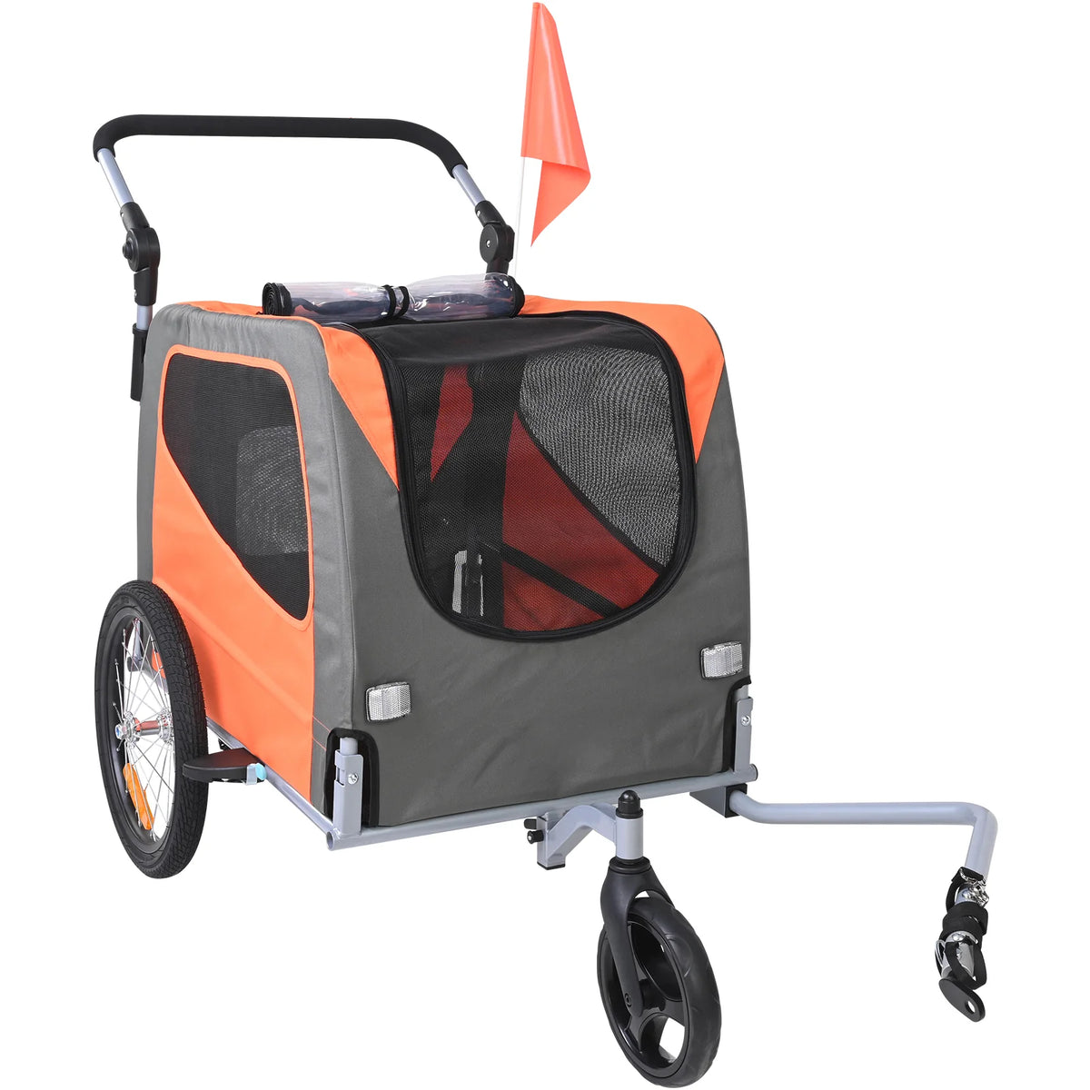 Tagalong Bike Trailer and Stroller, front view