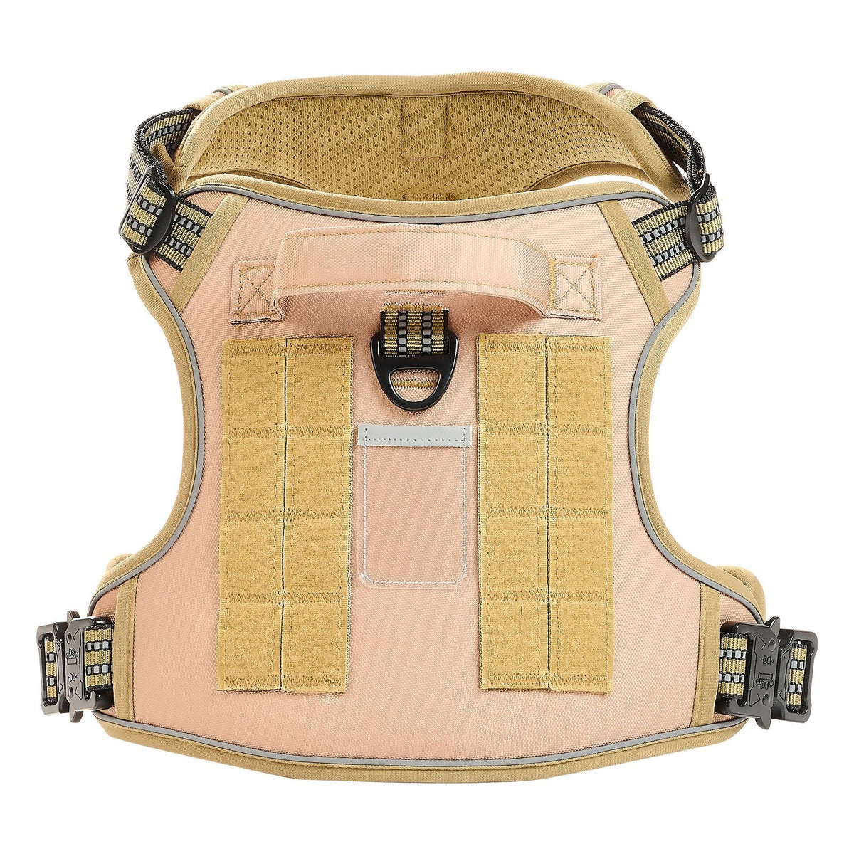 Basecamp Tactical Harness in khaki, back view
