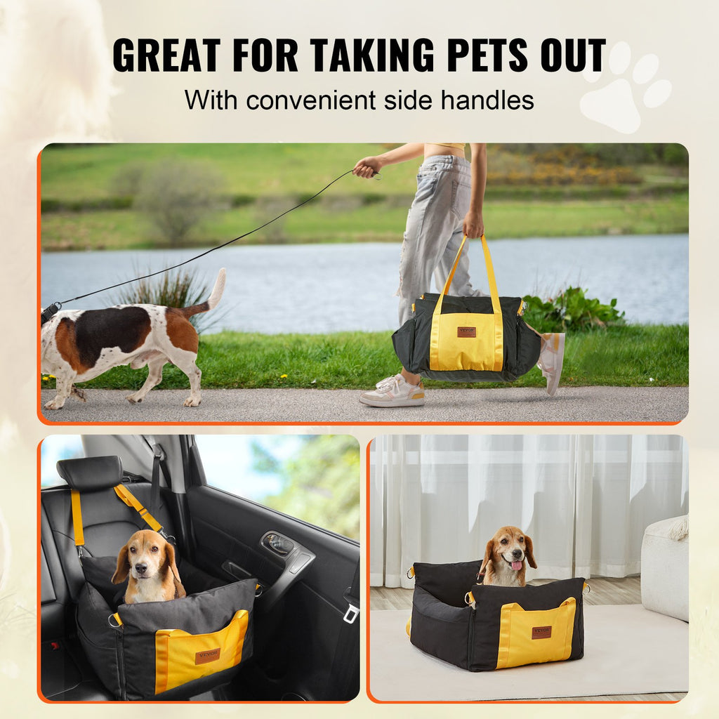 Carry handles on the Lookout Booster Car Seat