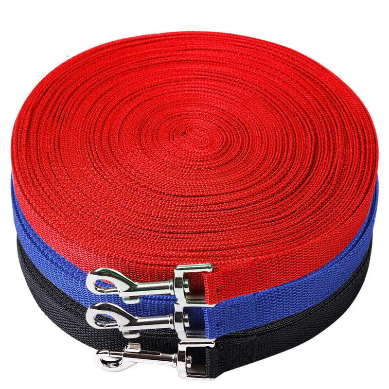 Long-Line Recall Lead in black, blue and red, coiled