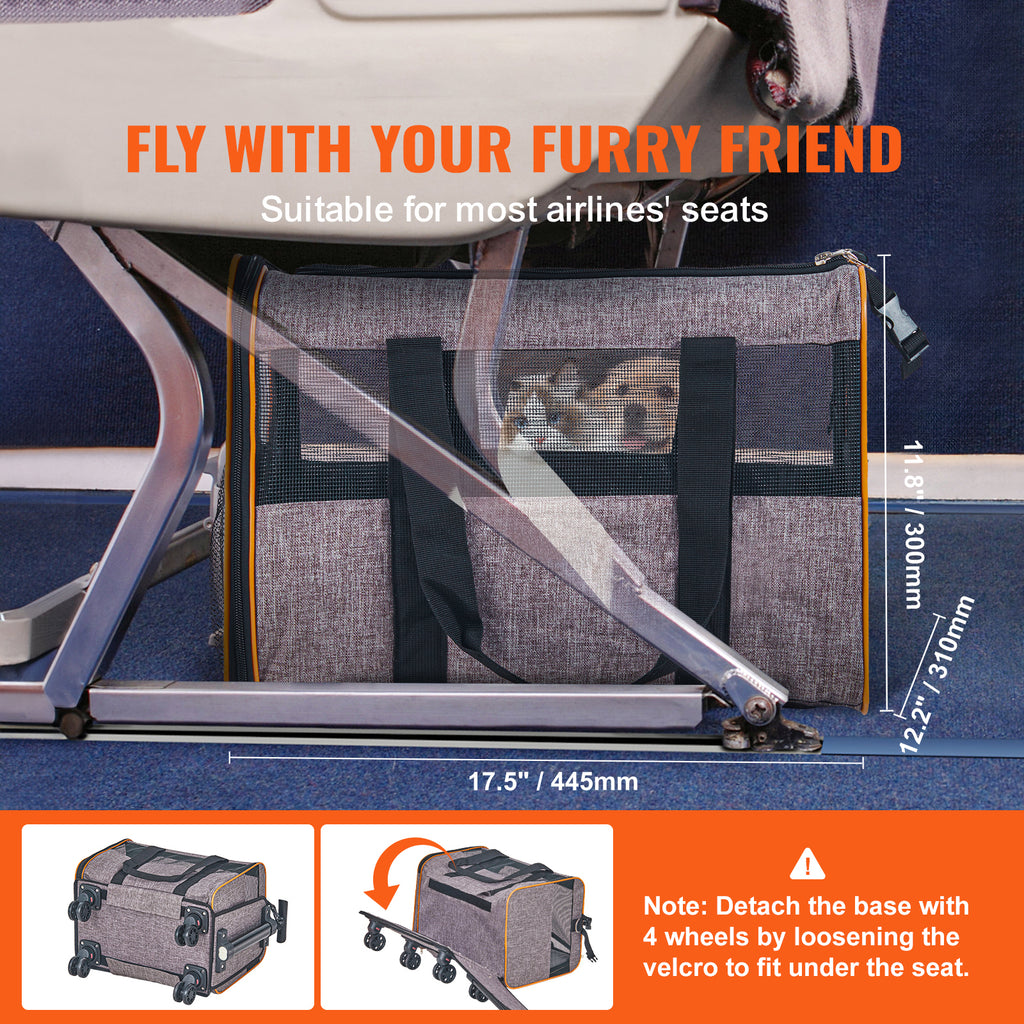 Jetset Rolling Pet Carrier feature overview