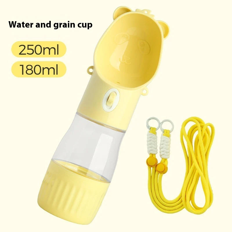 Trail Sip Water + Food bottle in yellow