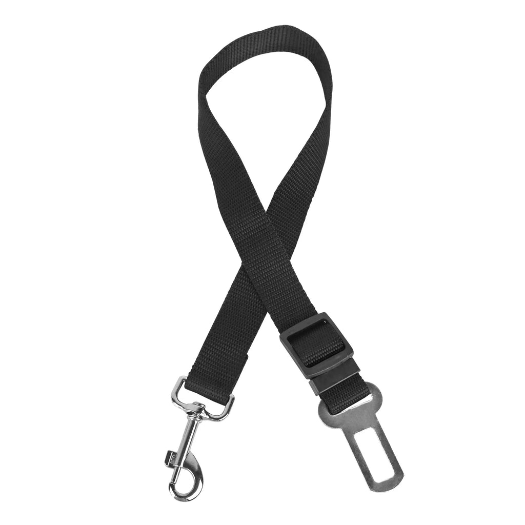 Single Buckle-In Seat Belt Tether in black